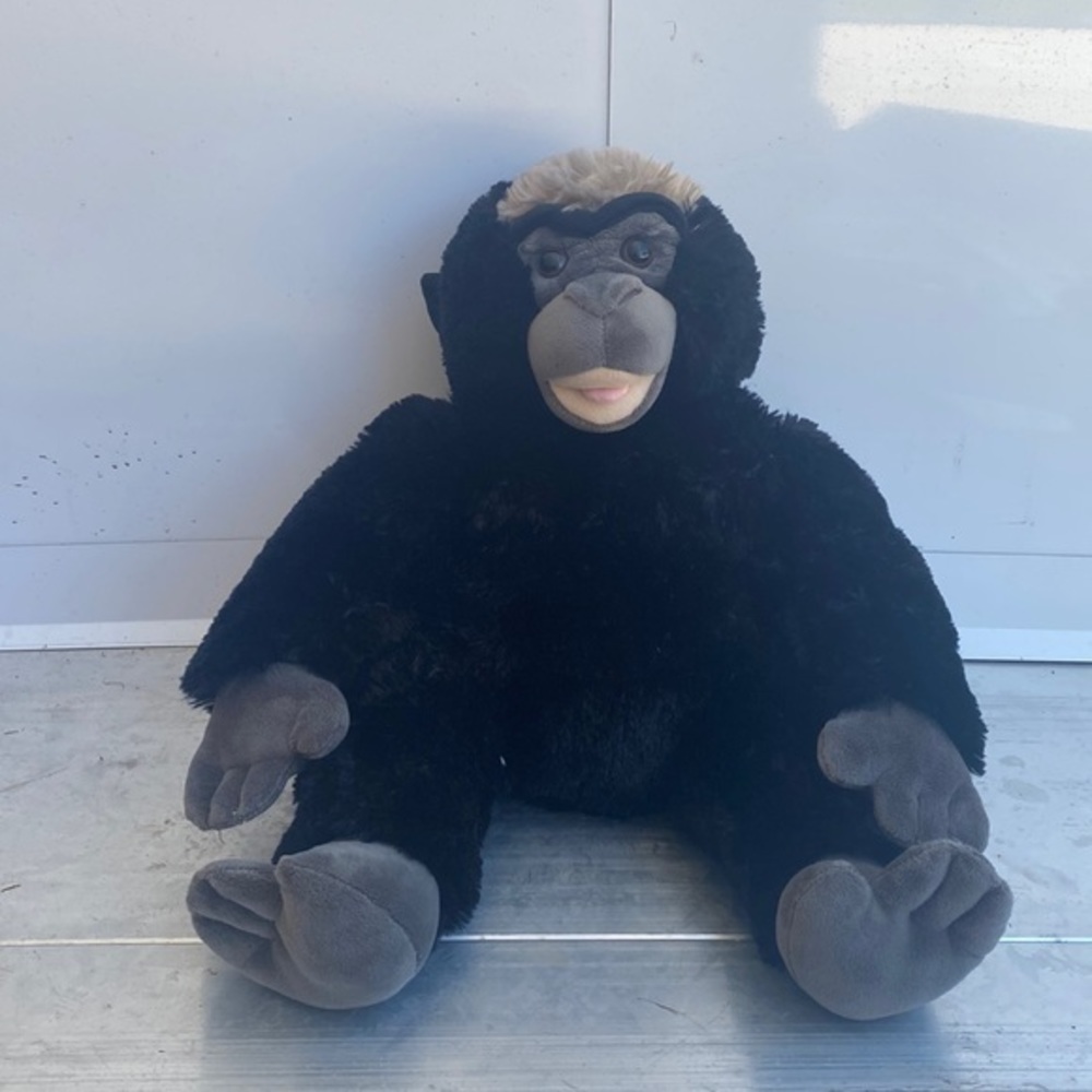Build A Bear Western Silverback Lowland Gorilla Zoo Stuffed Animal 2015‎ 18"